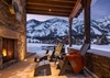 Outdoor Fireplace - Four Pines 102 - Teton Village, WY - Luxury Villa Rental