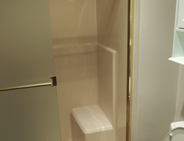 Hall Bathroom Walk in shower with seat