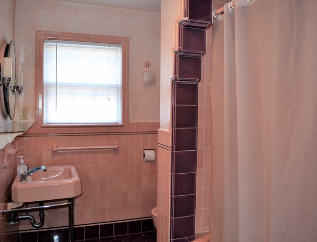 Hall Bathroom Downstairs (tub/shower)