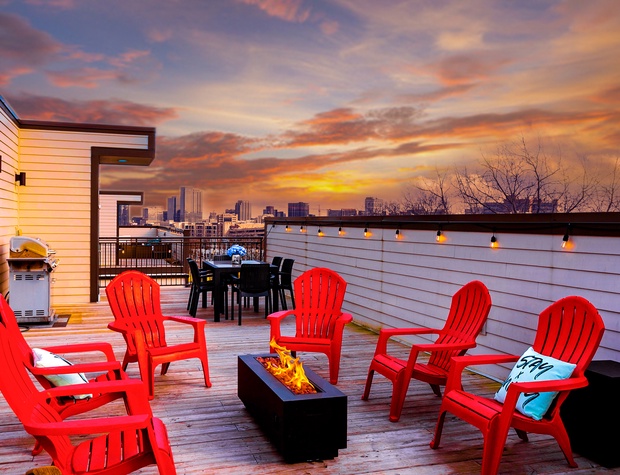 Rooftop w/ City View and Gas Fire Pit