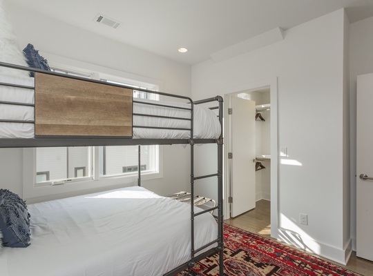 Bedroom 3 - 1 Bunk Full Size Bed ( Sleeps 2 )