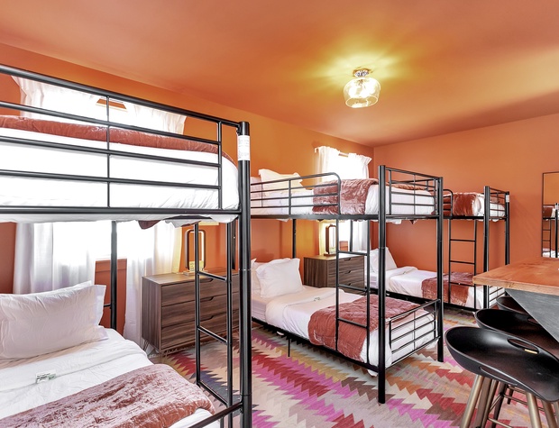 Bedroom 1 - 3 Single Bunk beds ( Sleeps 6 )