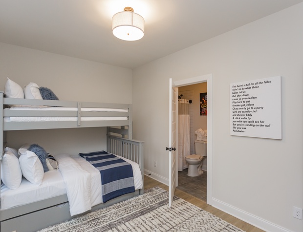 Bedroom 1 - 1 Bunk Bed with Trundle Bed ( Queen over Twin and a Pull-out Bed ) - Sleeps 4